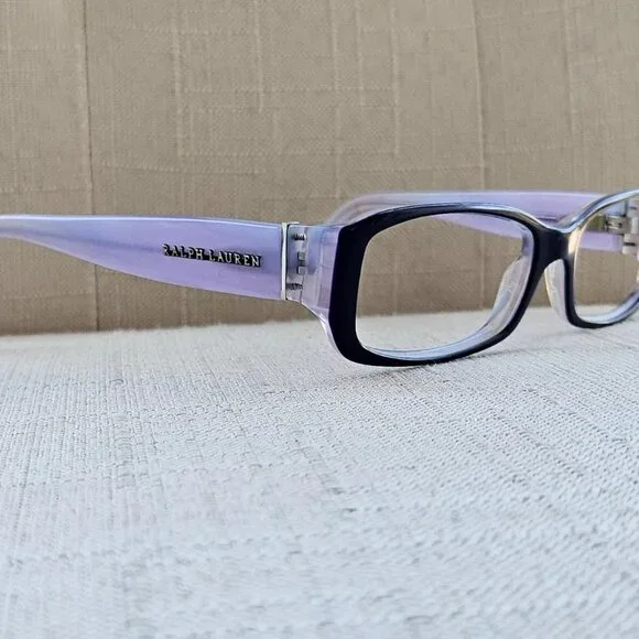 RL Ralph Lauren Women Glasses Frame Lilac/Black Eyeglasses RL6018 Made in Italy - Picture 2 of 12